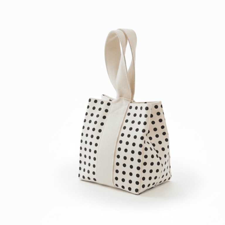 Gift Bag - Black dots (1)