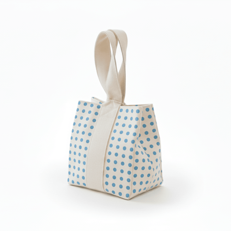 Gift Bag baby blue dot (1) Gift Bag baby blue dot (1)