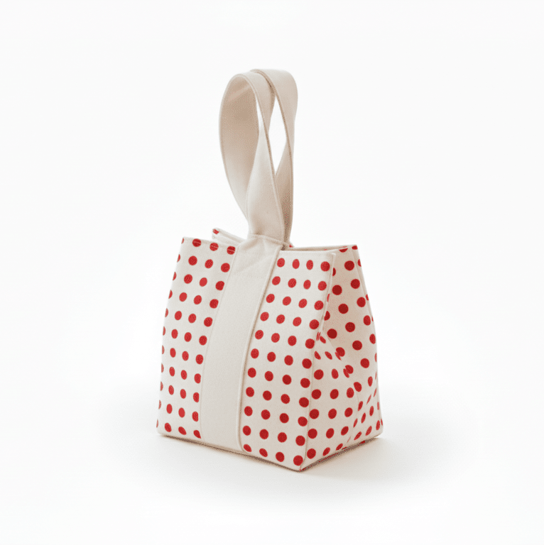 Gift bag - Red dots (1)
